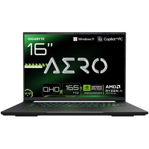 Gigabyte AERO X16 1WH 16" WQXGA 165Hz IPS Laptop, Ryzen AI 7 350, 16GB RAM, 1TB SSD, RTX 5070, Windows 11 Home - Space Grey