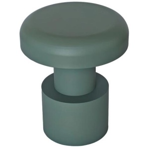 Isella 40cm Round Side Table - Derbo Sage Green by Interior Secrets - AfterPay Available