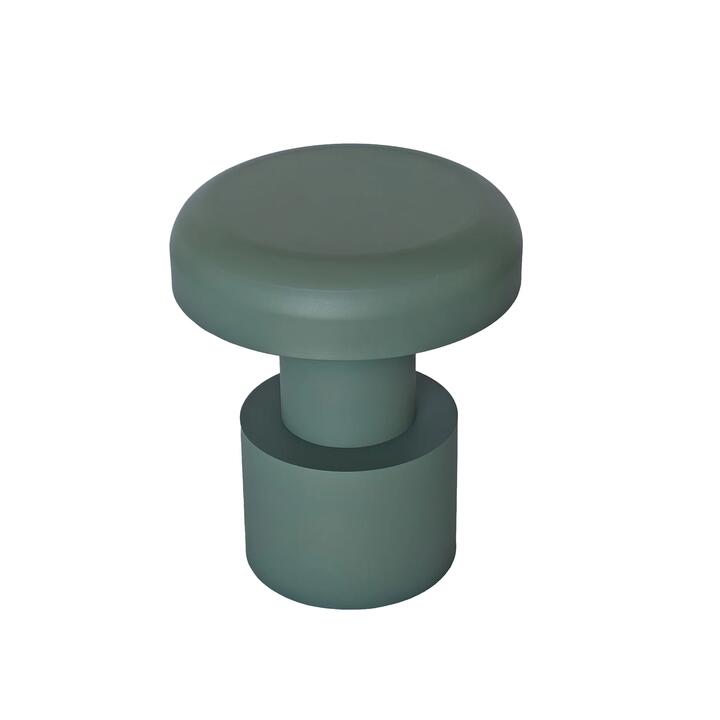 Isella 40cm Round Side Table - Derbo Sage Green by Interior Secrets - AfterPay Available