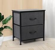 Keller Bedside Table Grey