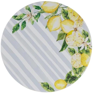 Ladelle Hardboard Capri Round Set of 4 Placemats