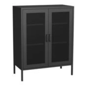Lika 80Cm Display Cabinet Black