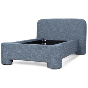 Reko Single Bed Frame - Prussian Blue by Interior Secrets - AfterPay Available