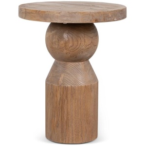 Roslain 40cm Round Side Table - Natural by Interior Secrets - AfterPay Available