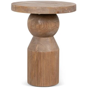 Roslain 40cm Round Side Table - Natural by Interior Secrets - AfterPay Available