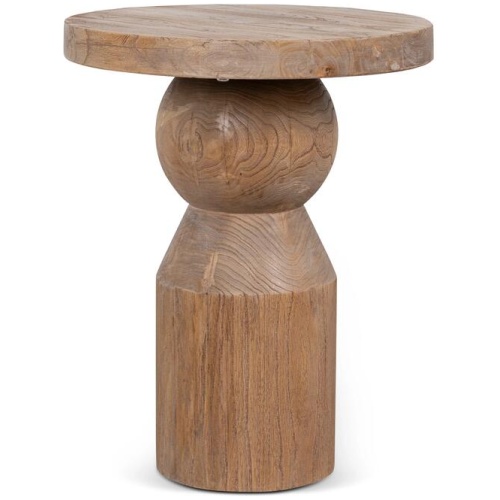 Roslain 40cm Round Side Table - Natural by Interior Secrets - AfterPay Available