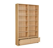 Sacramento 2 Drawer Display Cabinet Brown