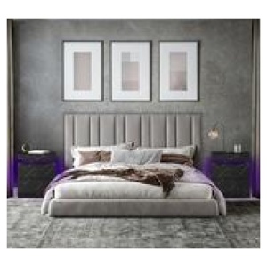 Set Of 2 Halpin Bedside Tables Black