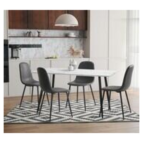 Set Of 2 Pearce Dining Chairs Grey