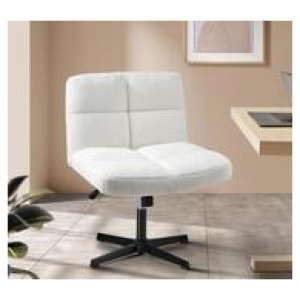 Sheba White Office Chair Black
