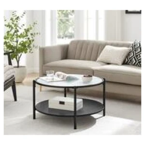 Silo Round Coffee Table Black