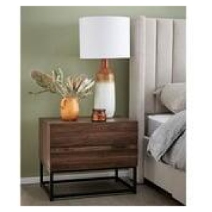 Viera Bedside Table Brown