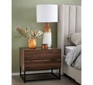 Viera Bedside Table Brown