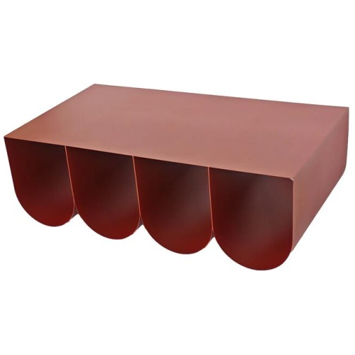Vionta 1.1cm Coffee Table - Burgandy Red by Interior Secrets - AfterPay Available