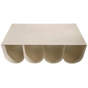 Vionta 1.1cm Coffee Table - Ivory White by Interior Secrets - AfterPay Available