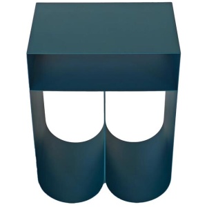 Vionta 35.5cm Side Table - Navy Blue by Interior Secrets - AfterPay Available