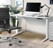 Wendie 120Cm Electric Standing Desk White