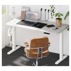 Wendie 140Cm Wireless Electric Standing Desk White