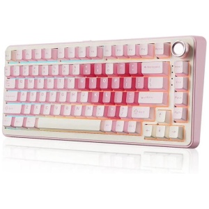 YUNZII B75 Pro 75% Mechanical Keyboard (Pink) (Milk Switch)