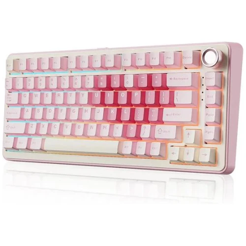 YUNZII B75 Pro 75% Mechanical Keyboard (Pink) (Milk Switch)