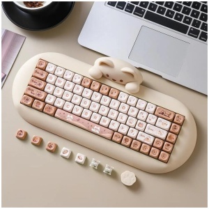 YUNZII C68 Meow Wireless Mechanical Keyboard (Coffee) (Milk Switch)