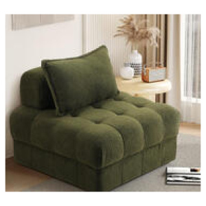 Alma Armchair Green 1 Seater