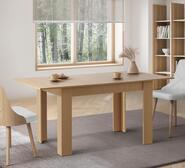 Amberdale 6 Seater Rectangle Extendable Dining Table Neutral