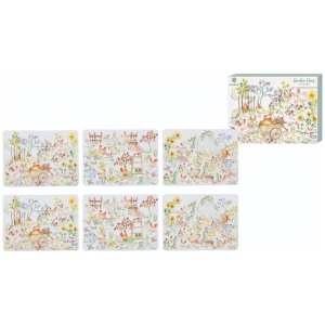 Ashdene Garden Hens Set of 6 Placemats