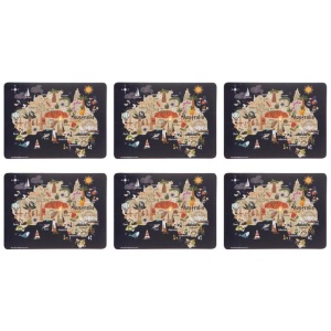 Ashdene Land Down Under Set of 6 Placemats