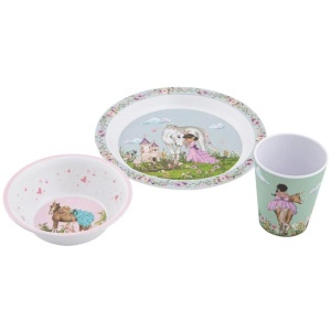 Ashdene My Unicorn 3 Piece Kids Dinner Set