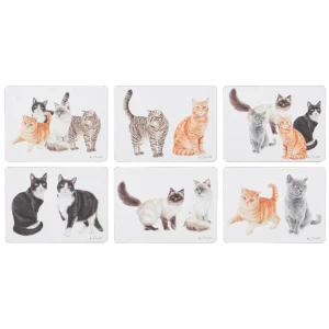 Ashdene Purrrfect Moments Set of 6 Placemats