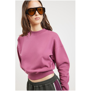 Bassike Boyfriend Long Sleeve Tee Faded Plum
