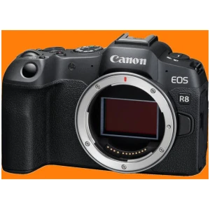 Canon EOS R8 Mirrorless Camera Body Only (With Adapter) - Brand New