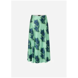 Cara Satin Midi Skirt