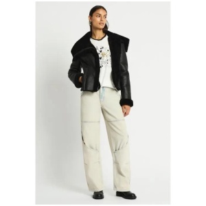Dramatic Pause Shearling Jacket