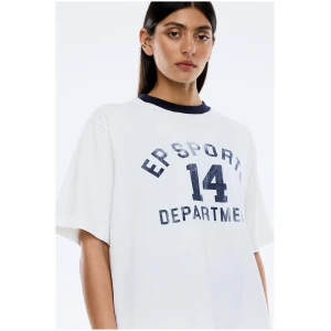 Ena Pelly Mel Ringer Tee Vintage White
