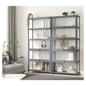 Etienne 78 X 172Cm Display Cabinet Grey
