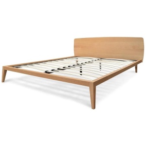 Ex Display - Penley King Bed Frame - Natural Oak - Last One by Interior Secrets - AfterPay Available