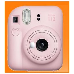 FUJIFILM INSTAX MINI 12 Instant Film Camera (Blossom Pink) - Brand New