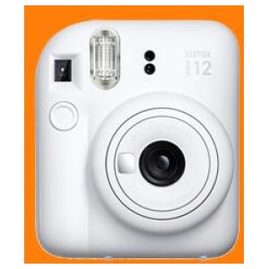 FUJIFILM INSTAX MINI 12 Instant Film Camera (Clay White) - Brand New