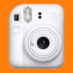 FUJIFILM INSTAX MINI 12 Instant Film Camera (Clay White) - Brand New