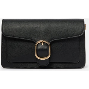 Forever New Women's Blair Buckle Shoulder Bag in Black