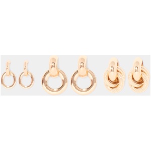 Forever New Women's Danika Round Multi-Pack Earrings in Gold