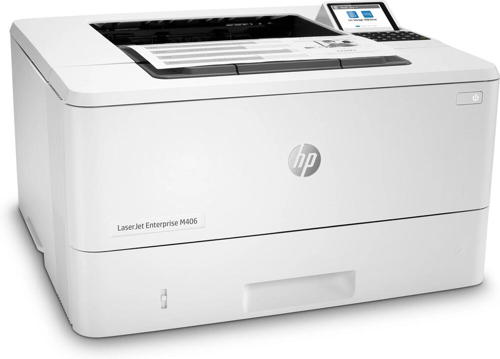 HP LaserJet Enterprise M406dn Network Ready Mono Laser Printer