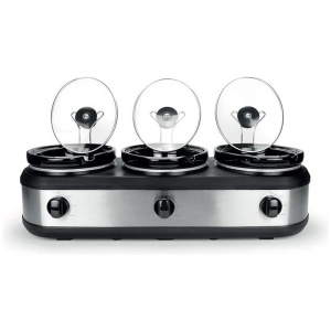 Healthy Choice 2.5L Electric 3-Pot Slow Cooker