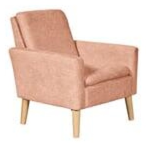 Jenna Armchair Pink 1 Seater