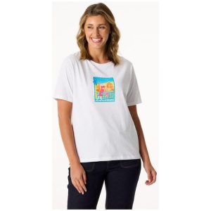 Khoko Collection Women's Holiday Crew Neck Short Sleeve T-shirt
