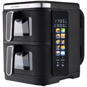 Kitchen Couture 11L Clear View Vertex Dual Draw Air Fryer