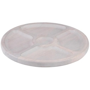 Ladelle Hampton Round Sectional Platter