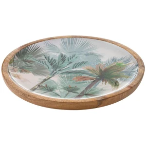 Ladelle Panama Mango Wood Round Platter